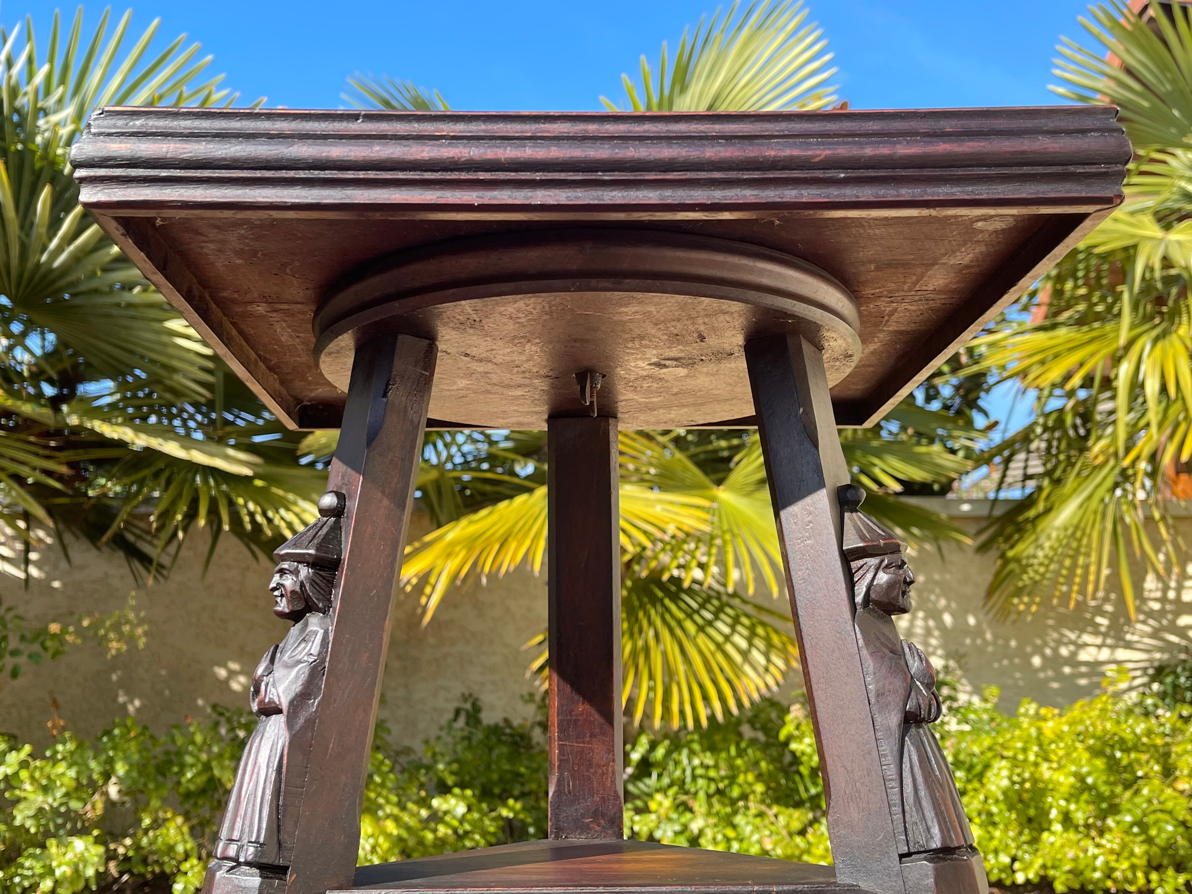 Neo-Gothic Walnut Saddle