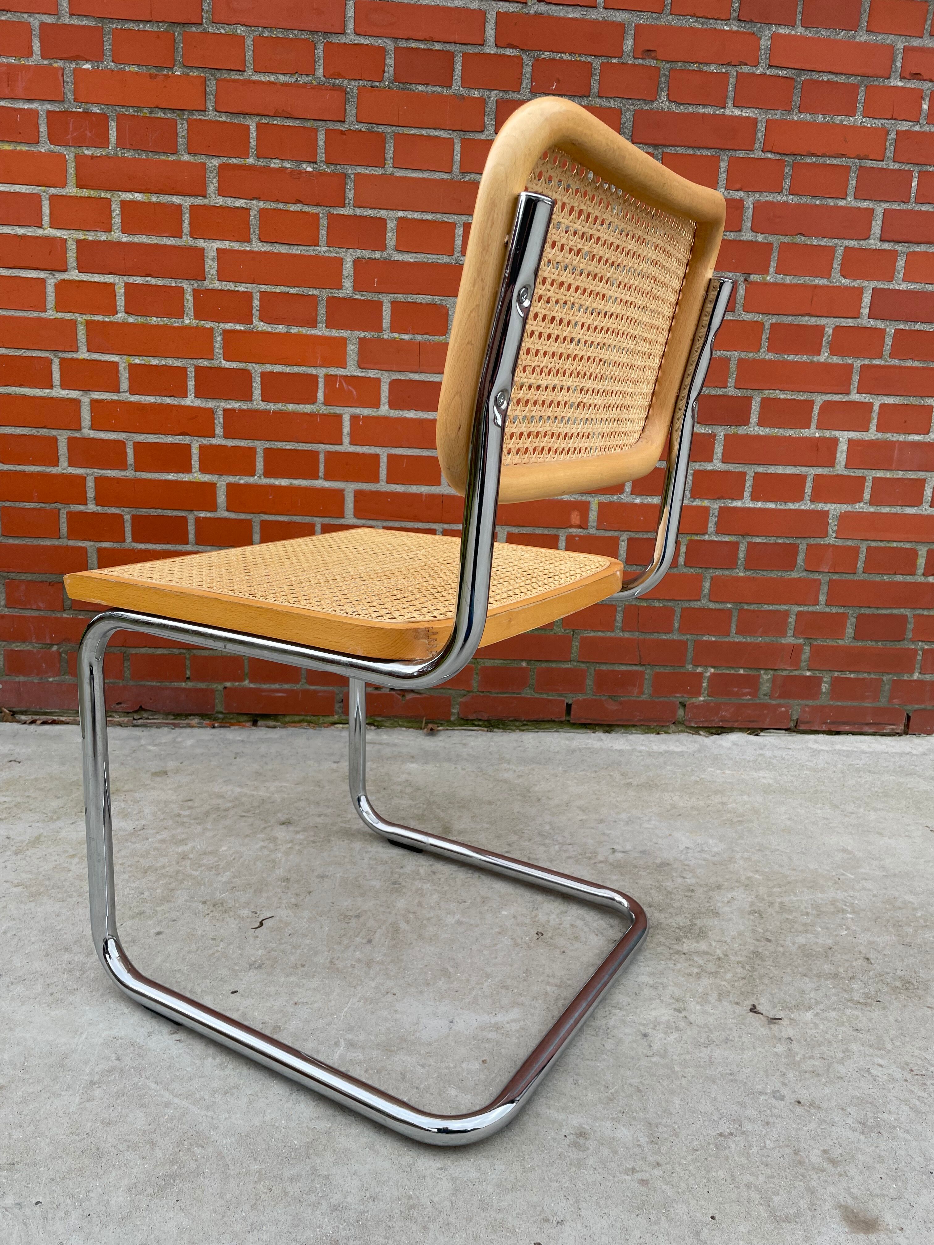 Cesca design chair b32 model in chrome