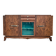 3-door, 2-drawer walnut veneer sideboard, 1960s