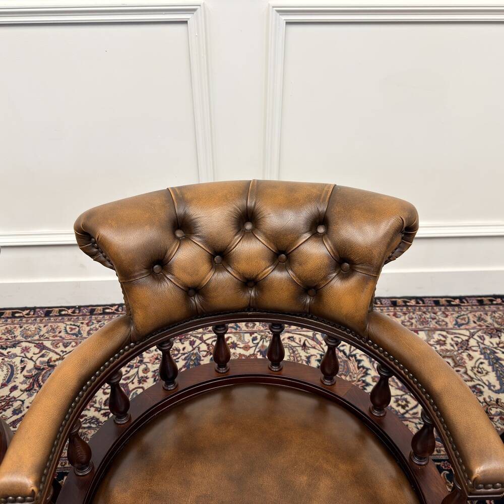Set of Classic English Springvale Chesterfield Chairs