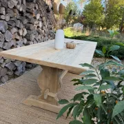 Table monastère 188cm frêne massif