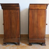 Set of 2 nightstands solid wood