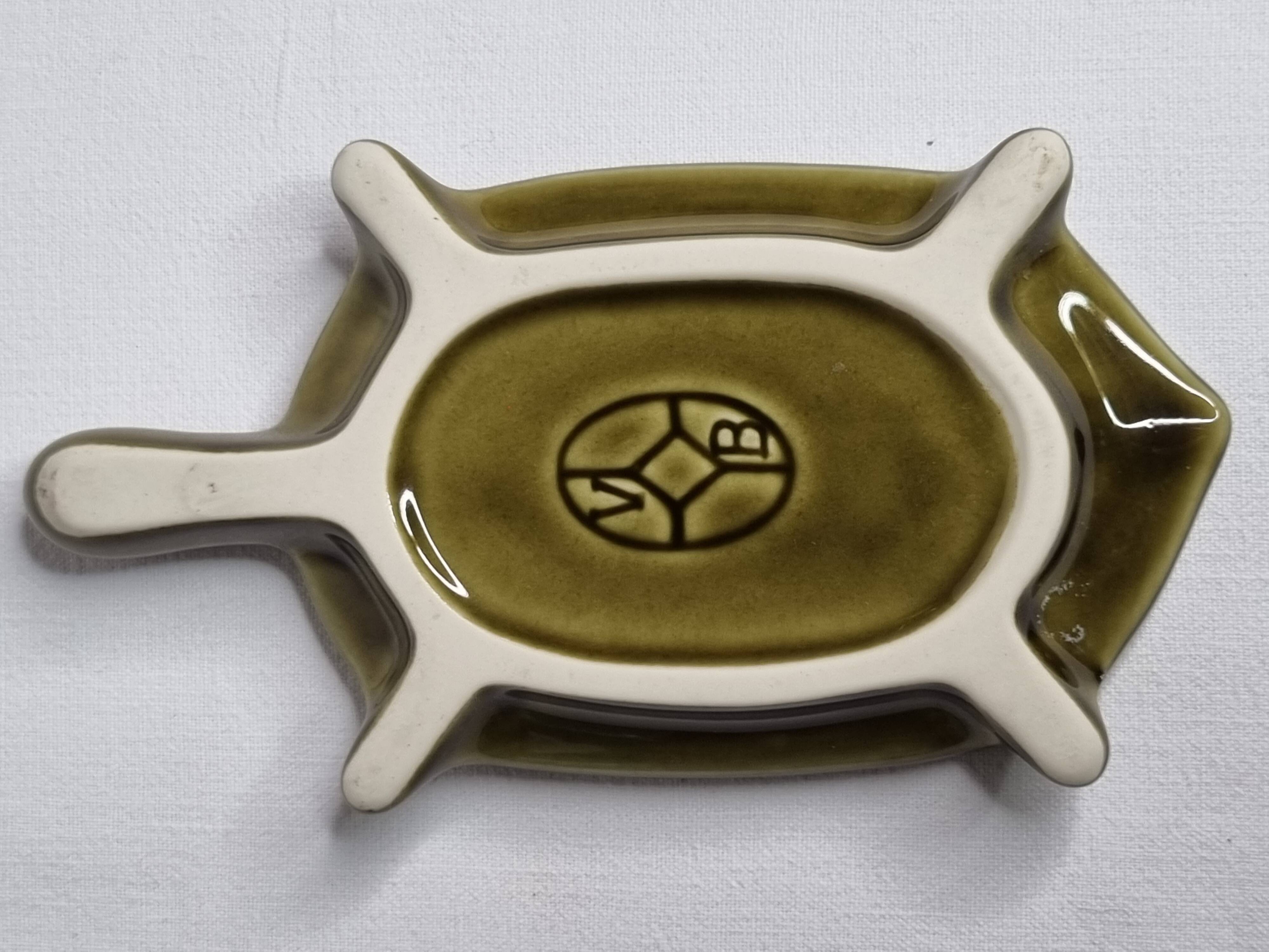 Vintage Villeroy & Boch Ceramic Turtle Soap Dish, 16.5 cm