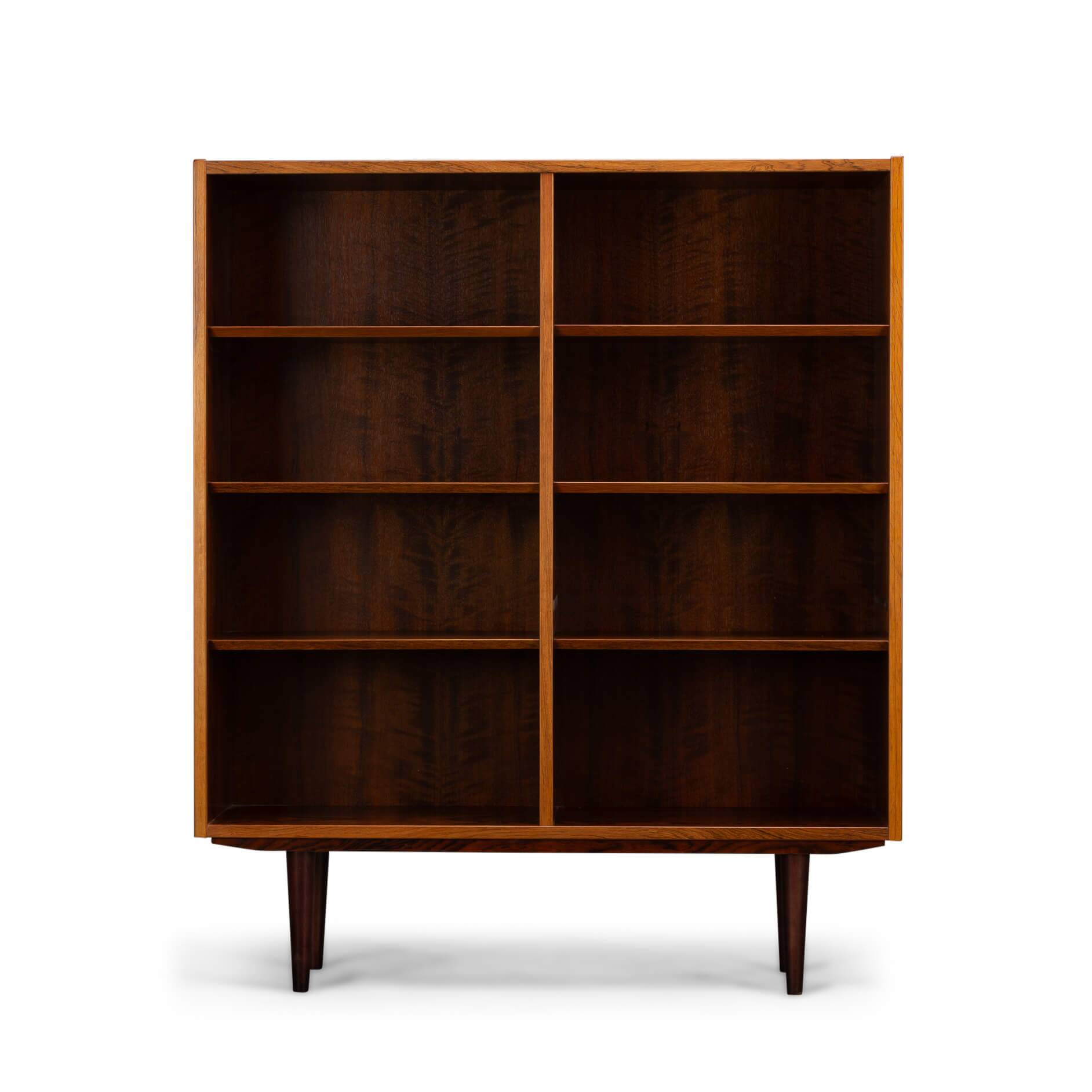 Danish Design Rosewood Bookcase by Hundevad & Co, 1960s