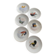 Series of 6 raymond oliver plates