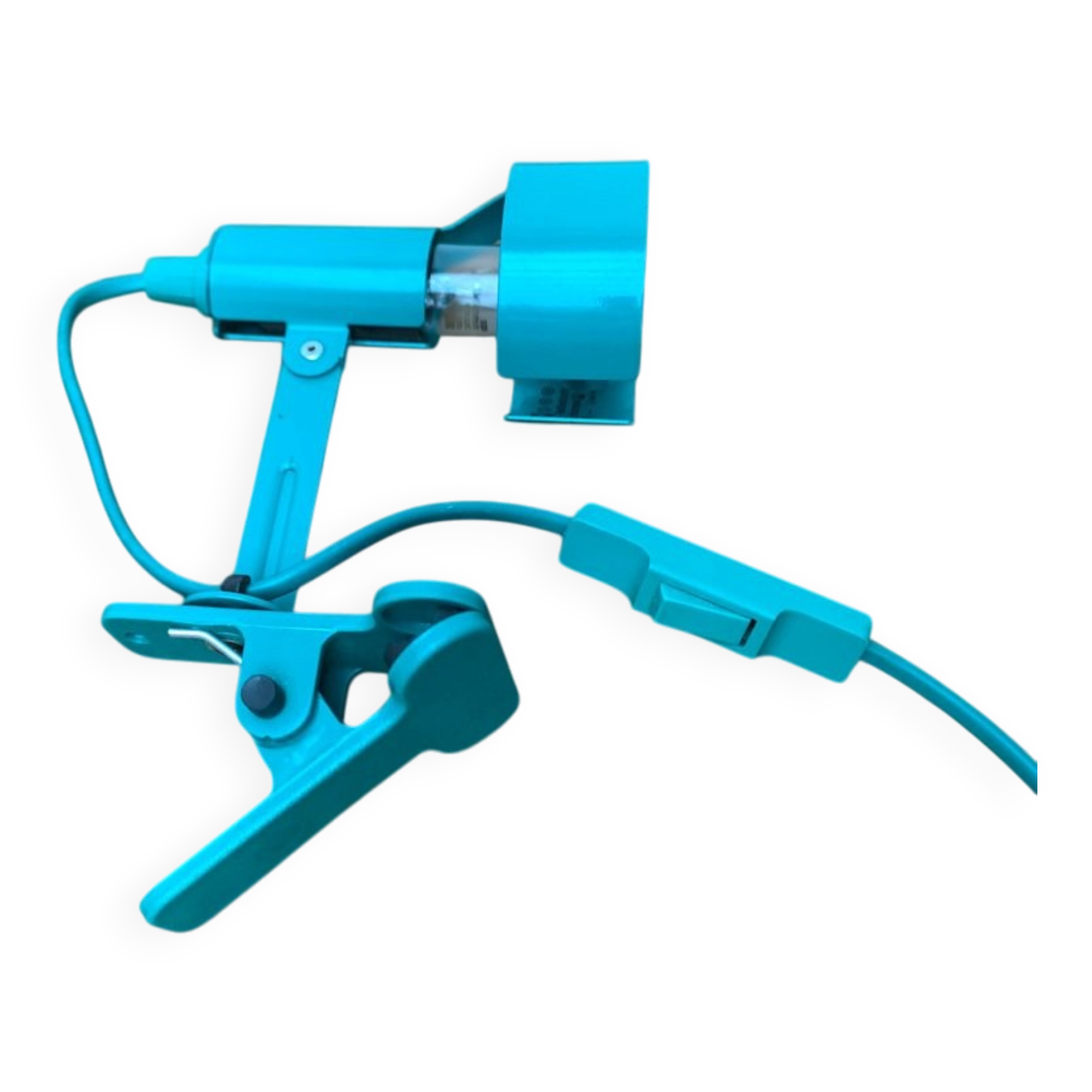 Postmodern clamp lamp in vintage Space style from Ikea, 1980s.