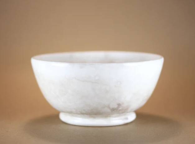 Antique bowl, large Lufapo Massarelos ceramic bowl, breakfast bowl, art deco