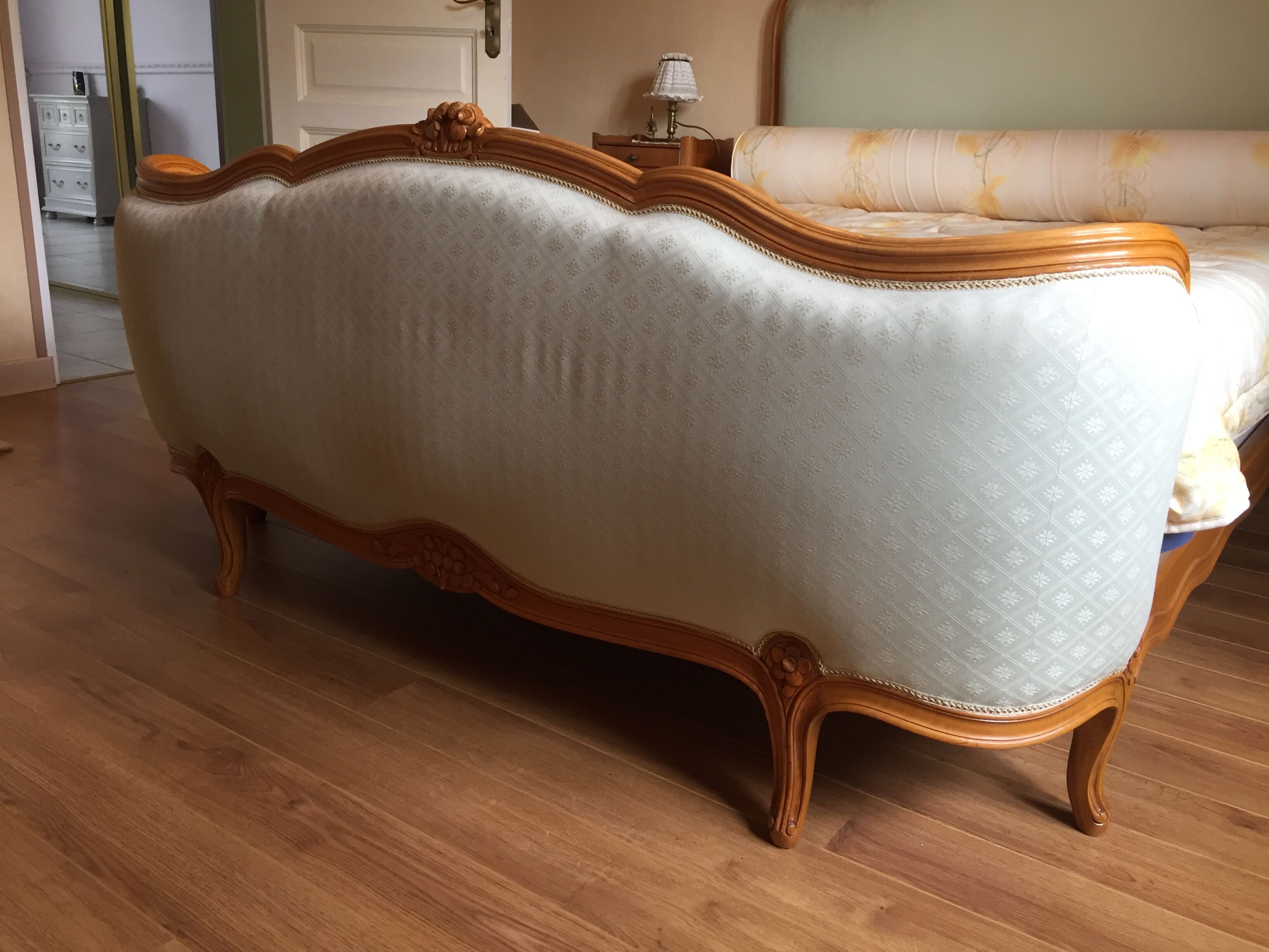 Bed basket style Louis XV