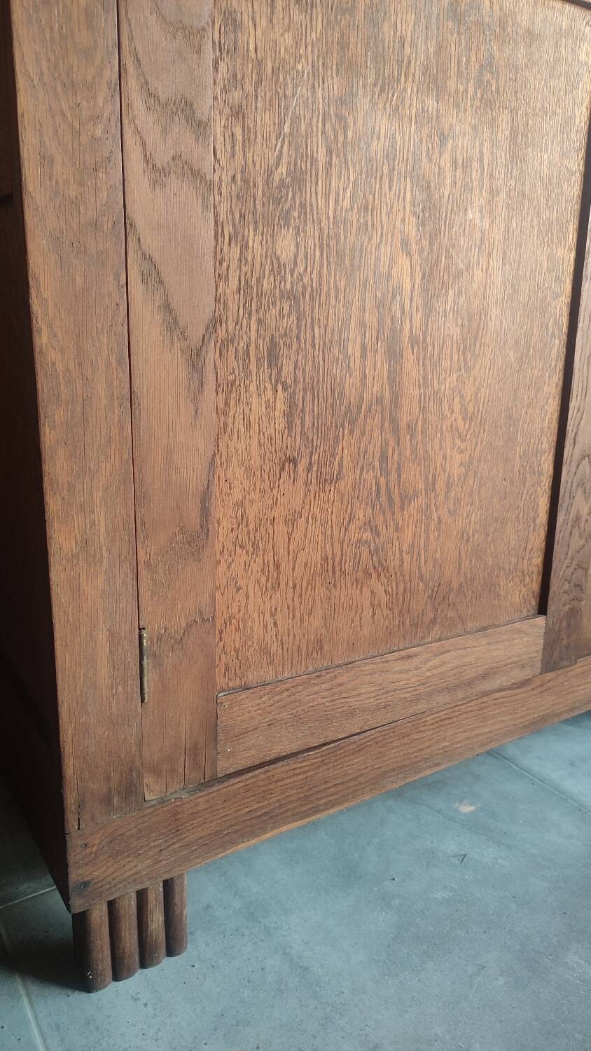 Glass-fronted Parisian wardrobe