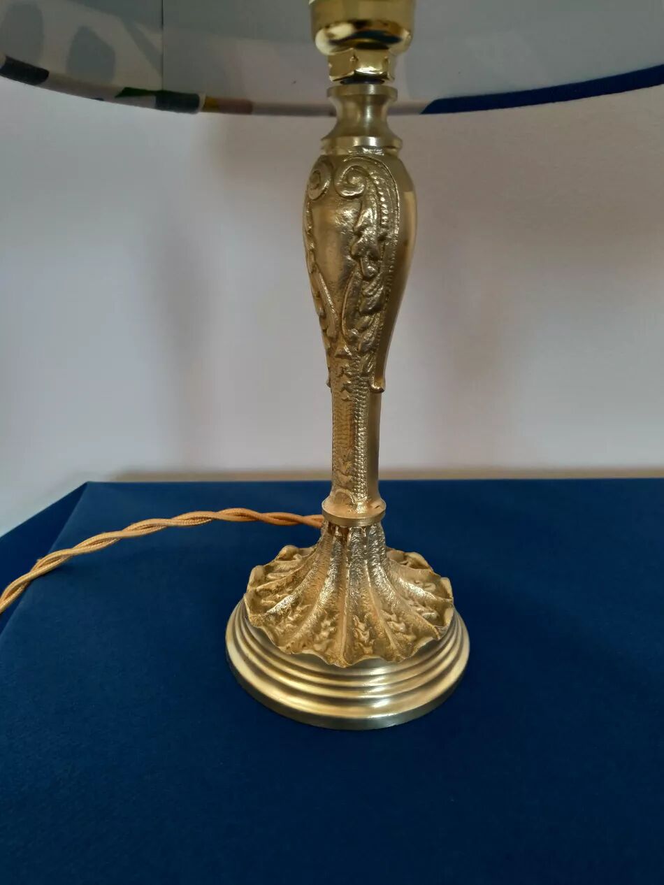 Pair of Art Nouveau style lamps