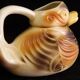 Sarreguemines duck-shaped dabbling pitcher