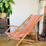 Folding chair known as a sun lounger from the early 20th century