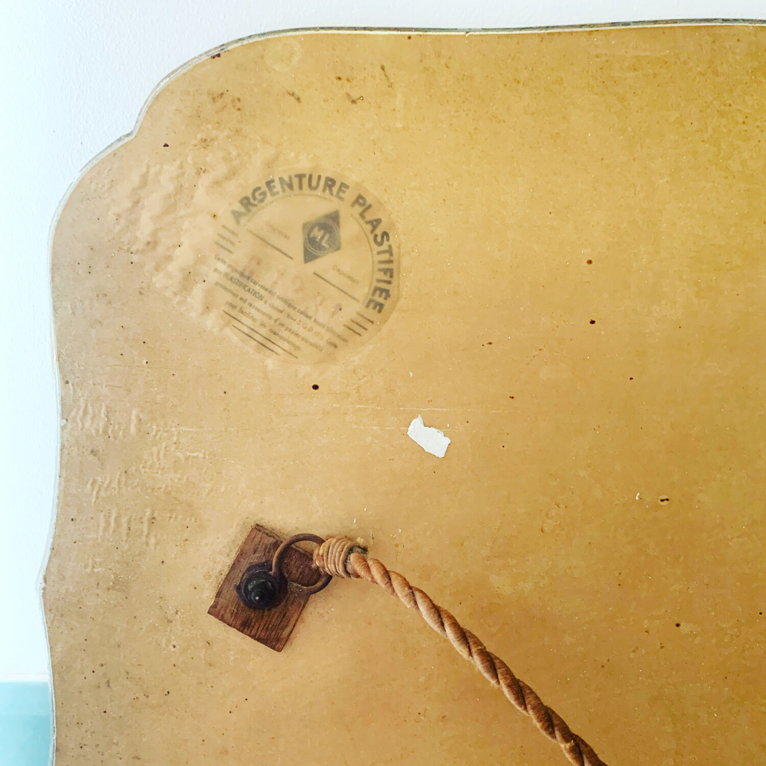 Art Deco beveled mirror