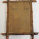 French mercury mirror / faux bamboo / 19th century / carved wood