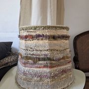 Vintage wool lampshade