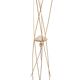 Mikado Antique Gold Art floor lamp 1980s Italy