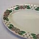 Antique oval dish from Sarreguemines, "Turbigo" model