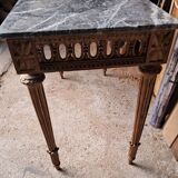 Gilded wood console
