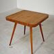 Cesky Nabytek wooden side table, former Czechoslovakia 1960