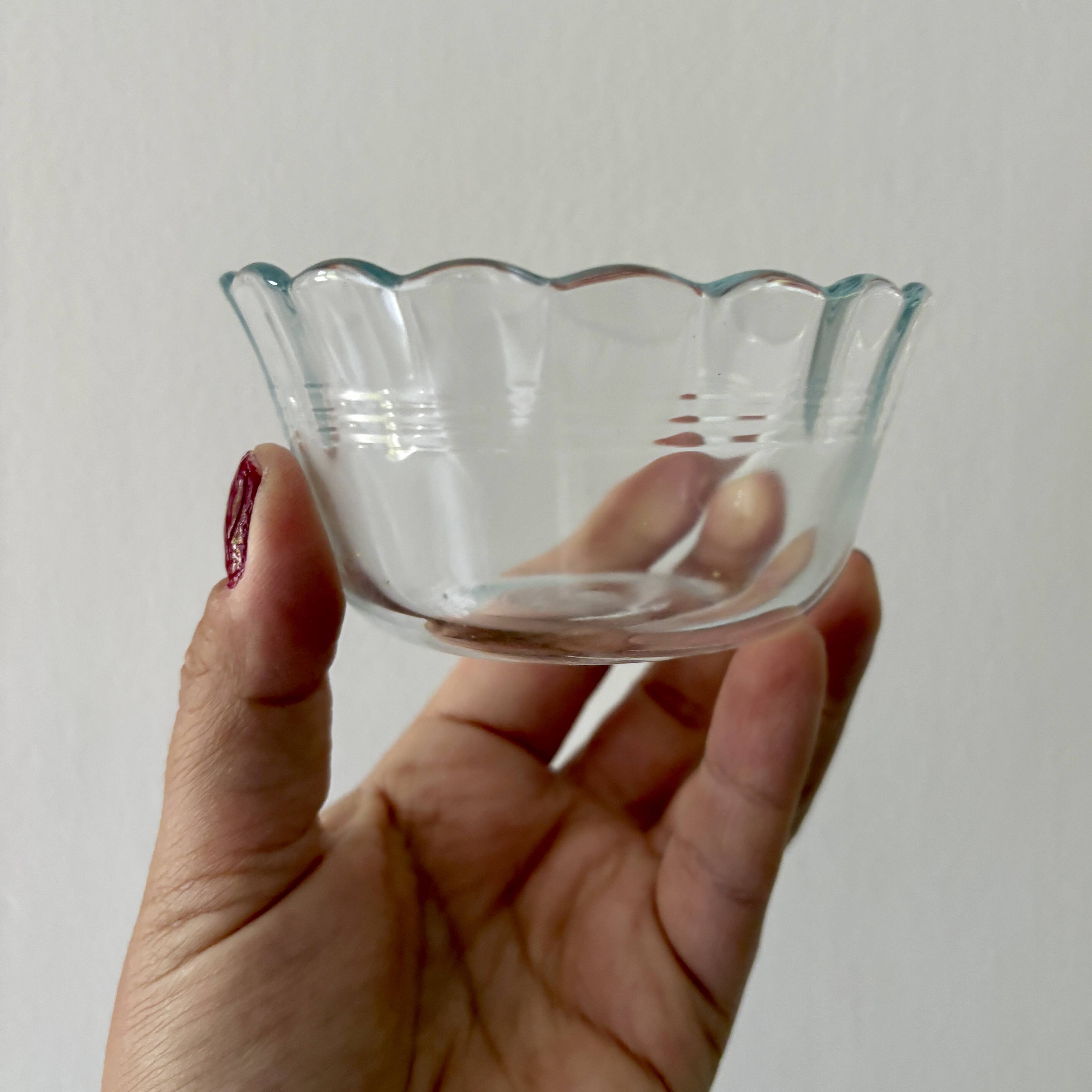 Lot de 8 ramequins vintage en verre - Pyrex