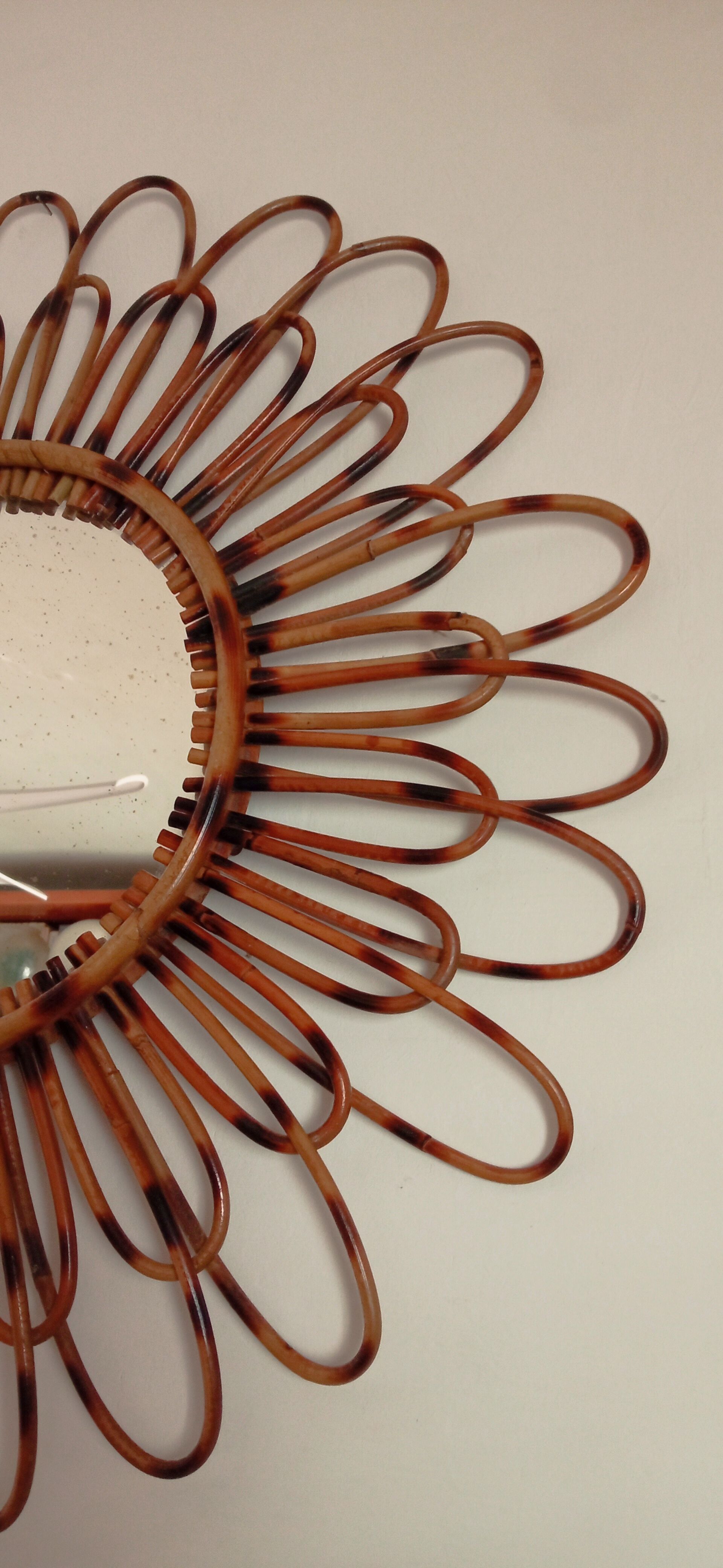 Bamboo mirror 60s