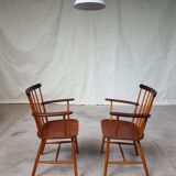 Set of 2 mid century chairs by Billund Stolefabrik
