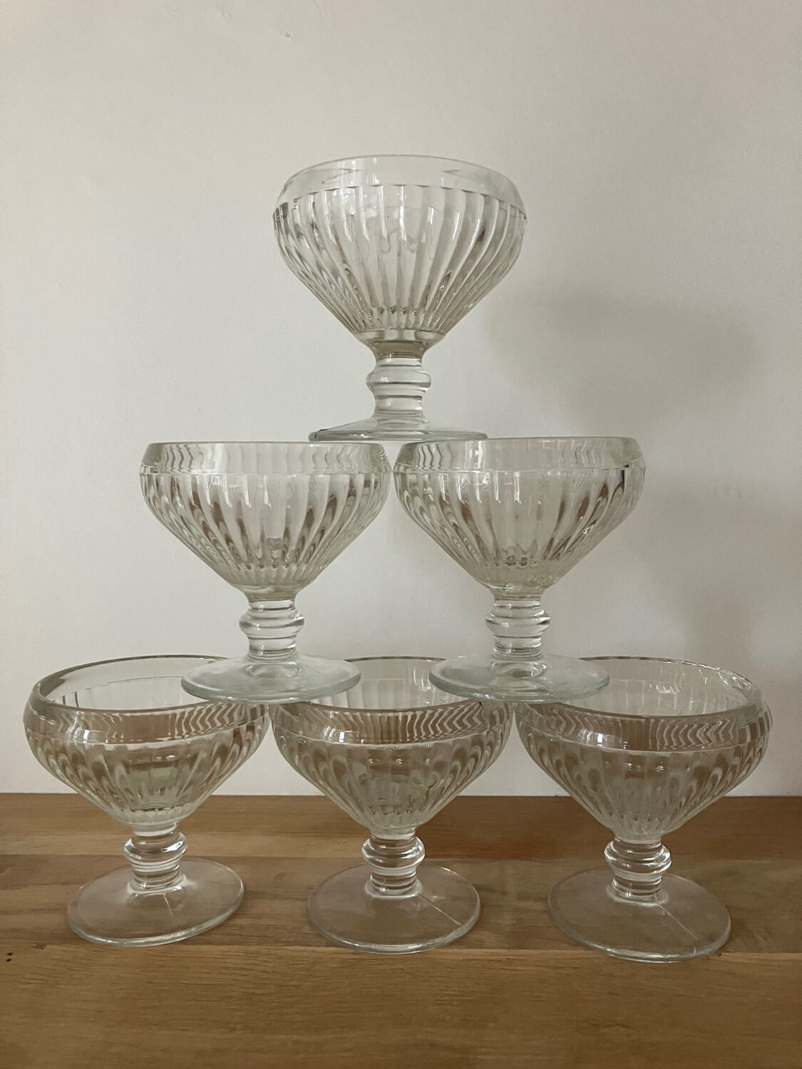 6 coupes à glace La Rochère - Arts de la table
