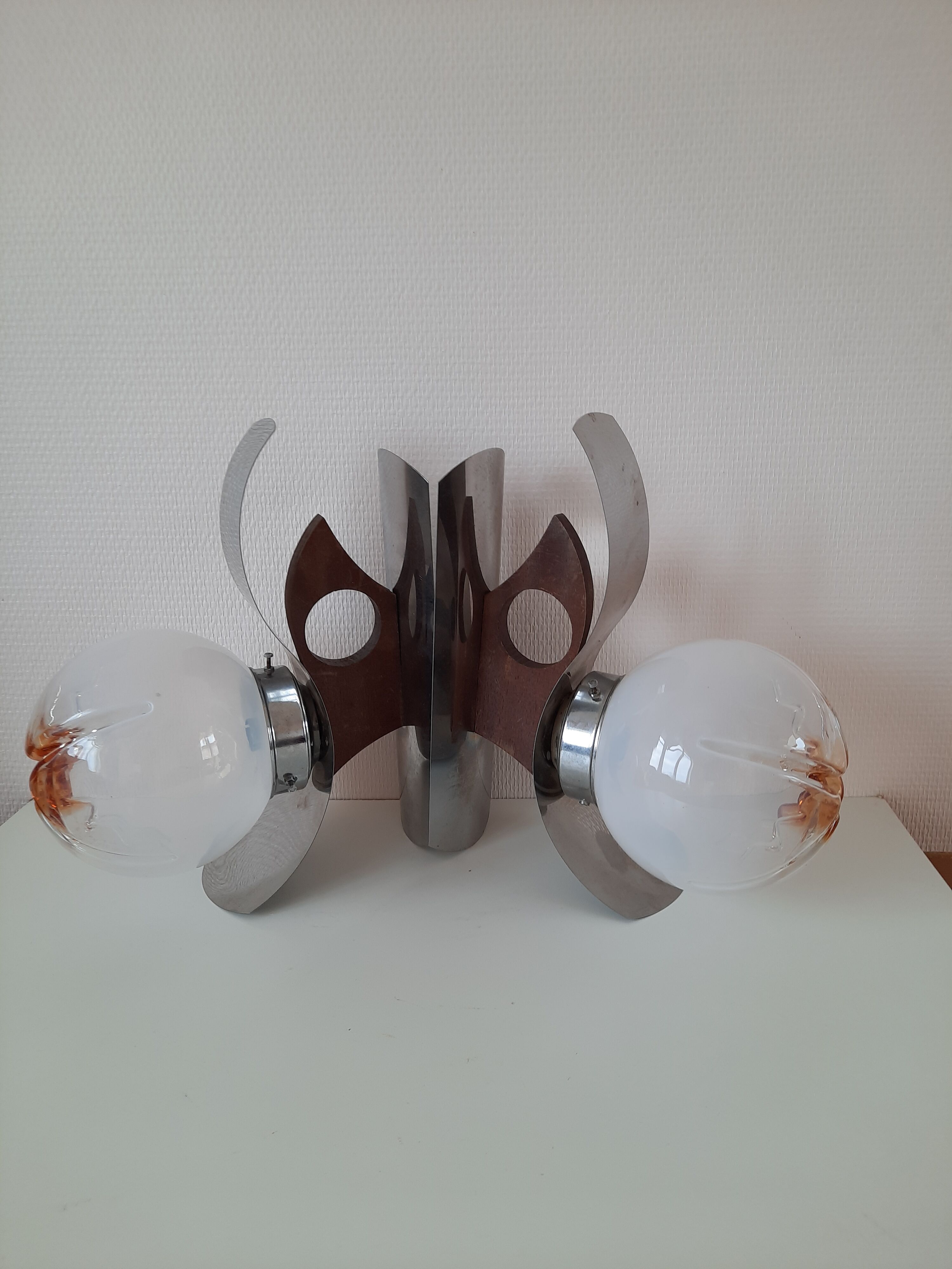Paire d'appliques design italien