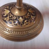 Pair of gilded bronze candlesticks Napoleon III