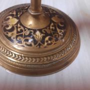 Pair of gilded bronze candlesticks Napoleon III