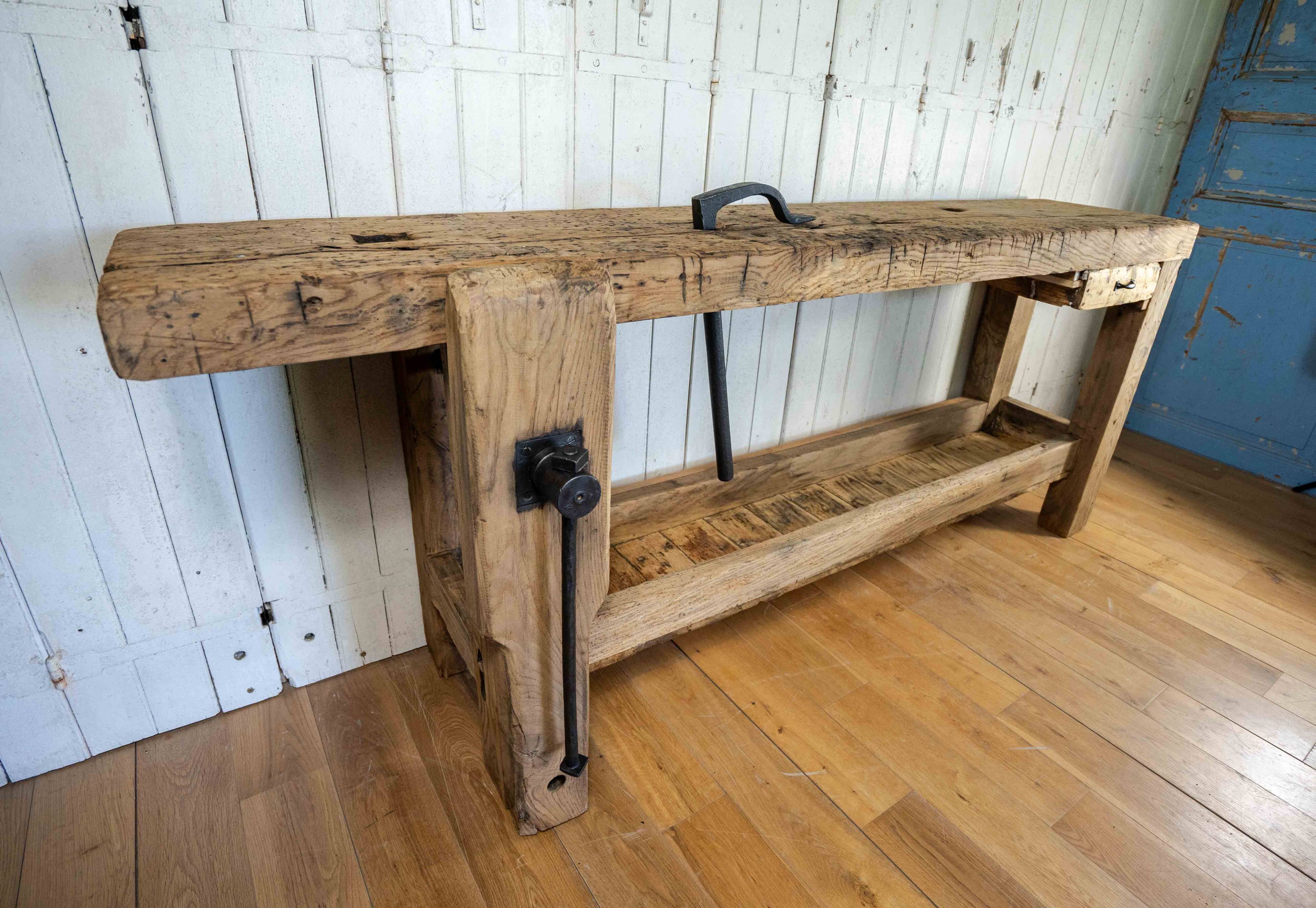 Old restored workbench