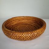 Round rattan basket