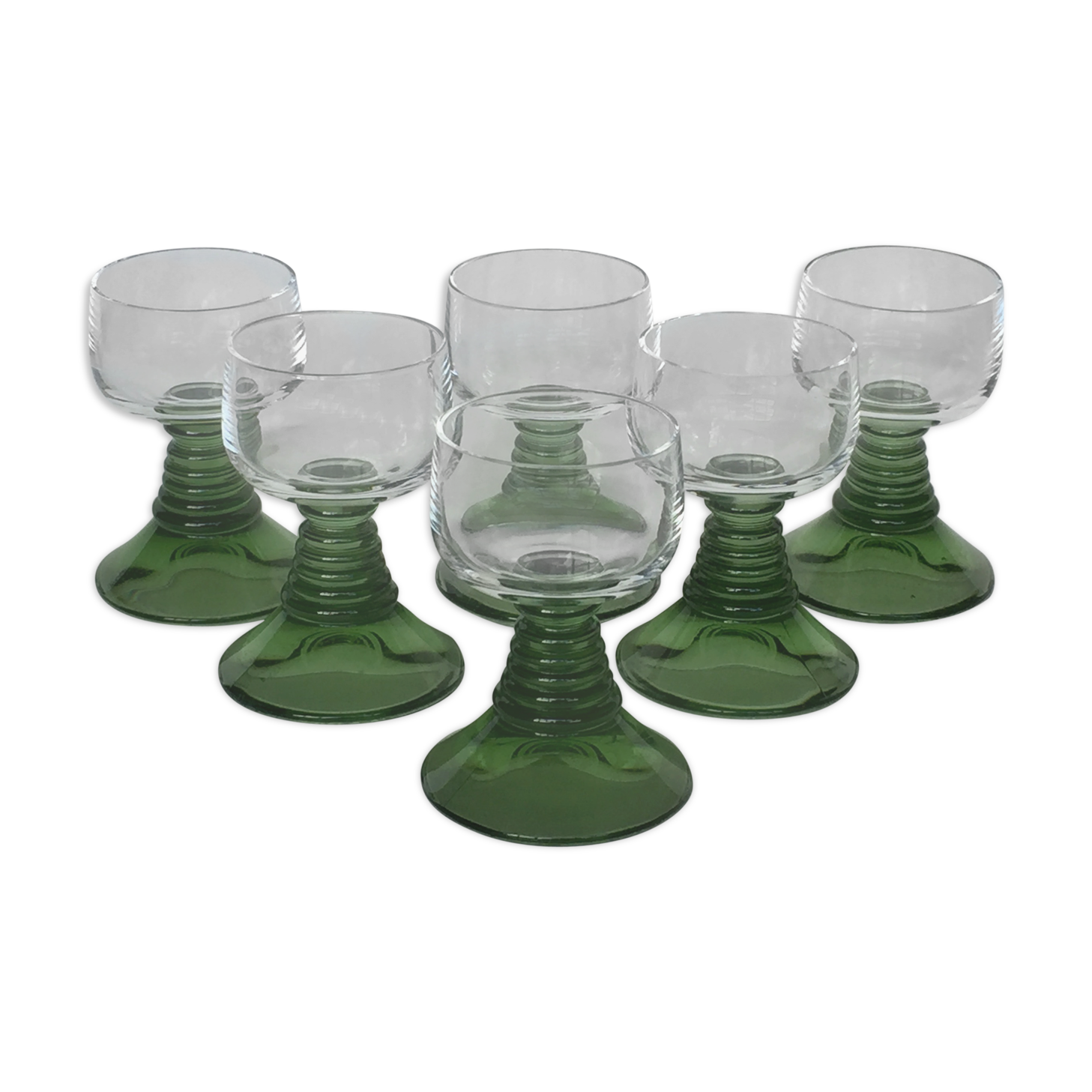 6 glasses of Rhine alcohol