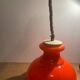 Suspension opaline orange Vintage