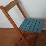 Two folding chairs