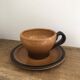 Tasse et soucoupe grès céramique