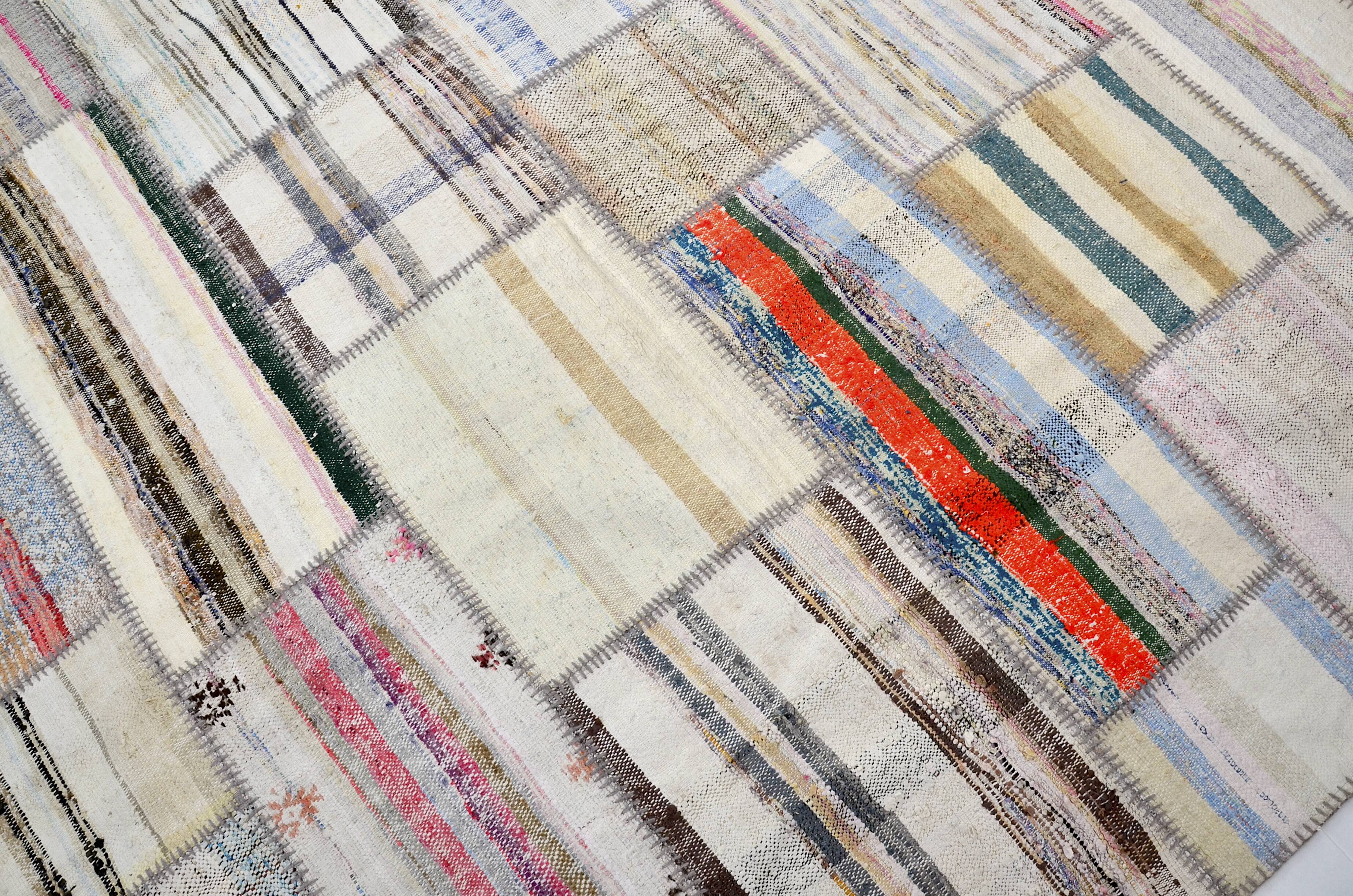 Oushak Oversize Anatolian Patchwork Rug sku 3045