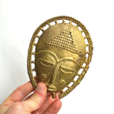 African bronze mask