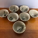 7 ceramic bowls pottery la Colombe