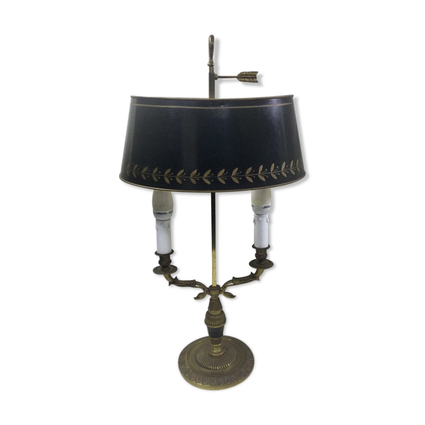 Two light empire hot water bottle lamp