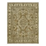 1980s 283 cm x 366 cm beige wool carpet