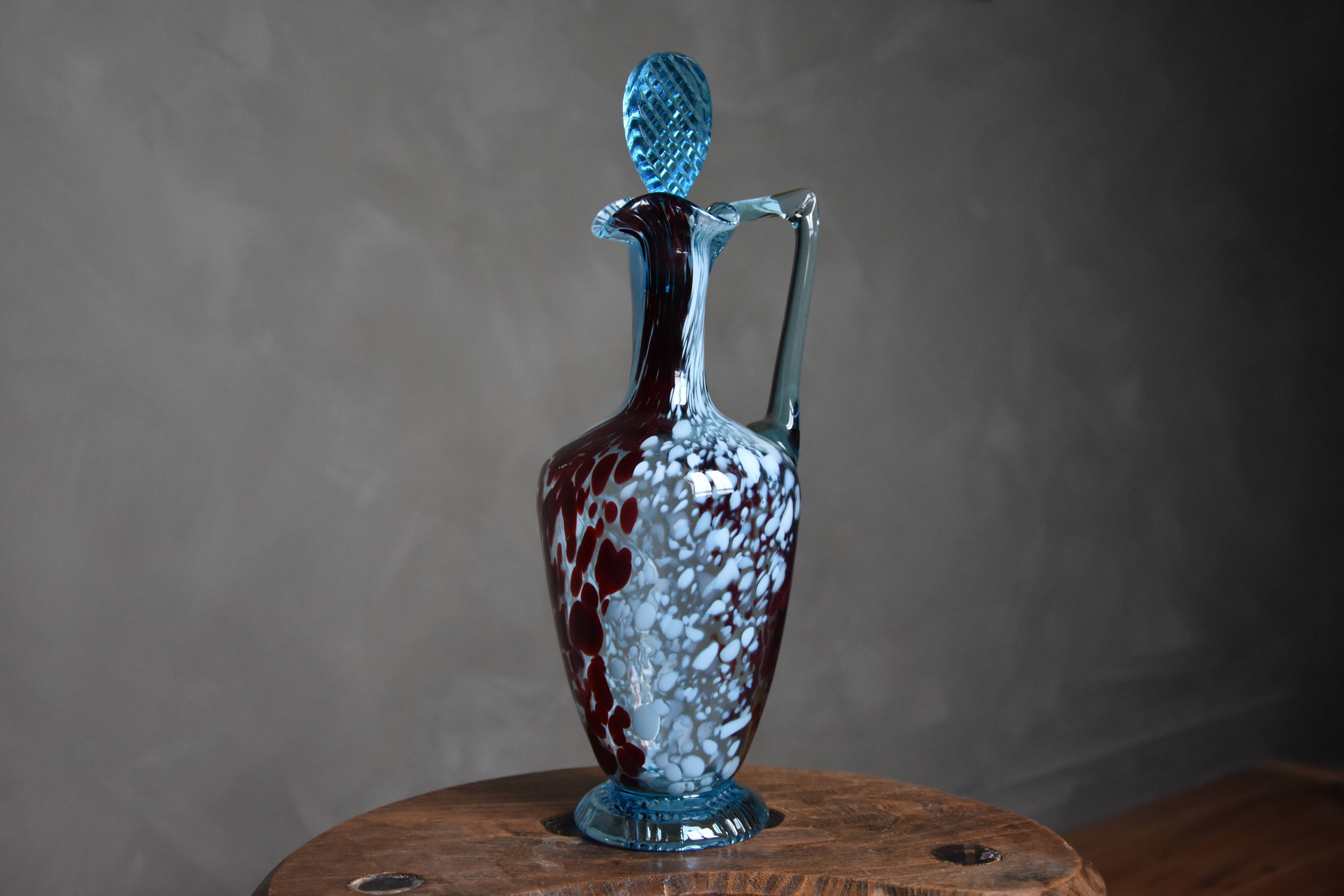 Antique glass decanter