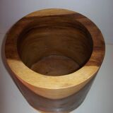 Cache pot en bois naturel