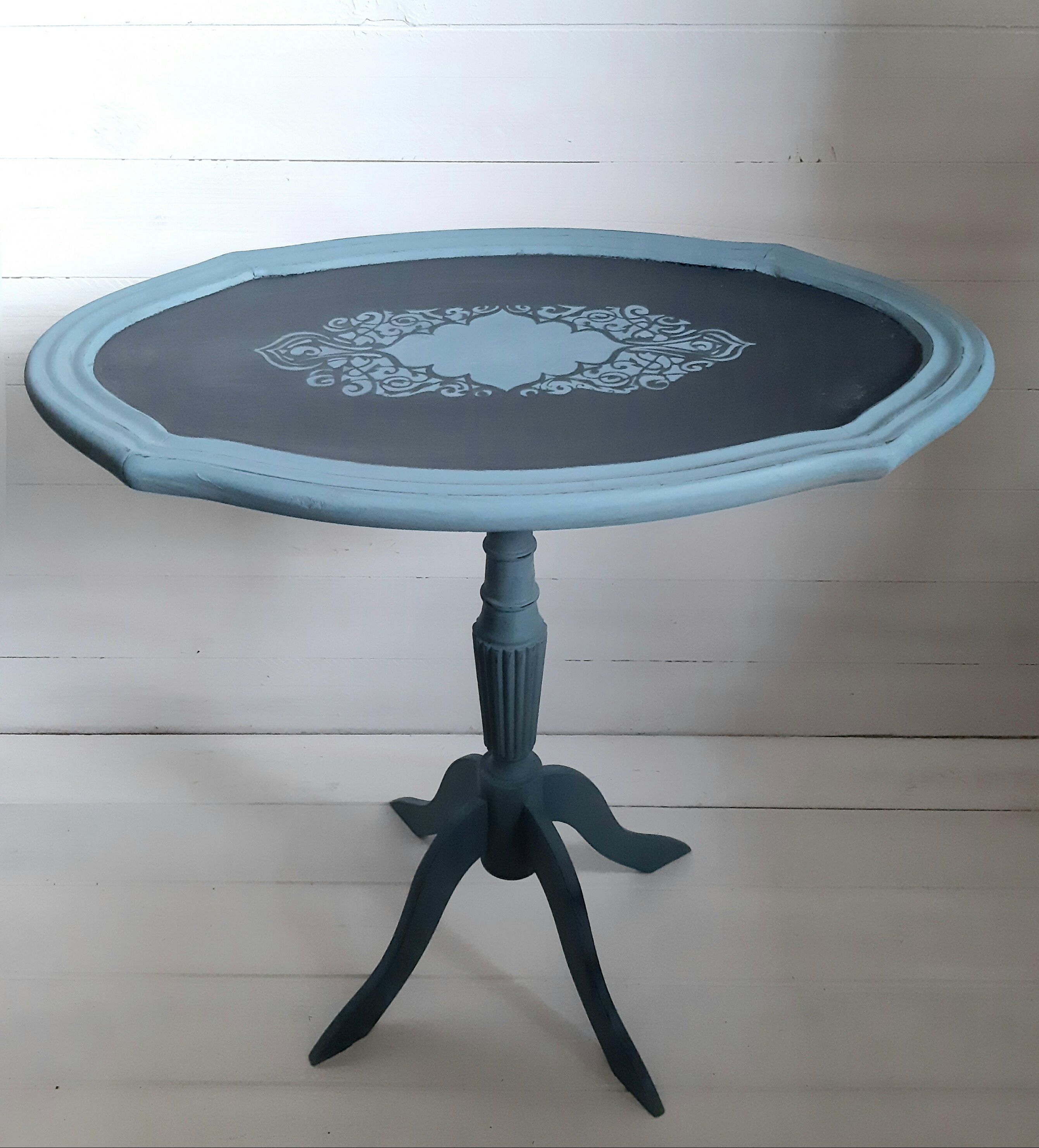 Small old violin table