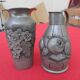 Vase et pichet en étain "rispal"