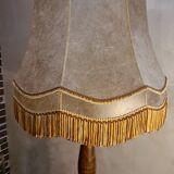 Turned wooden floor lamp 1940 to 50