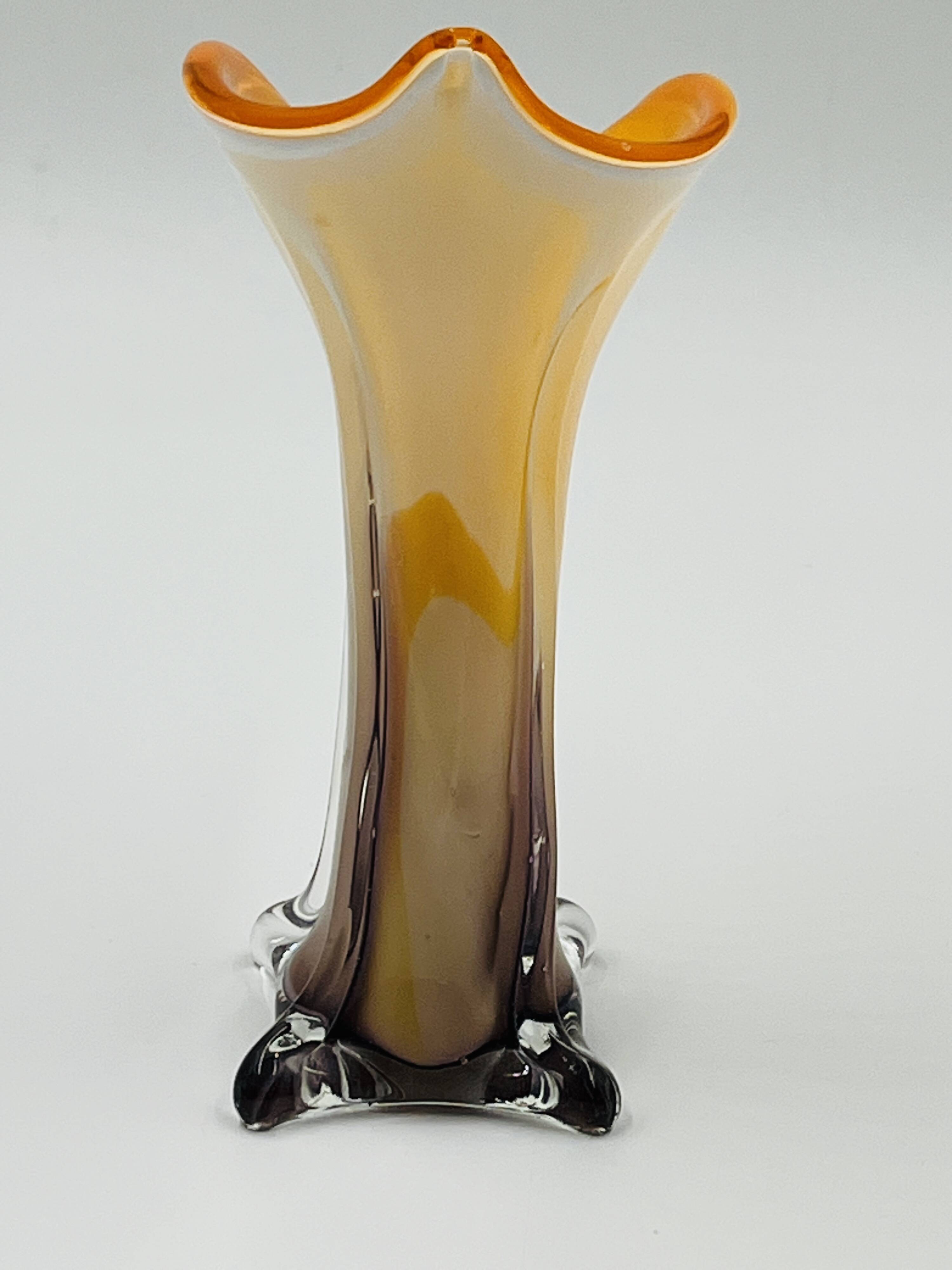 Arum vase in Murano glass