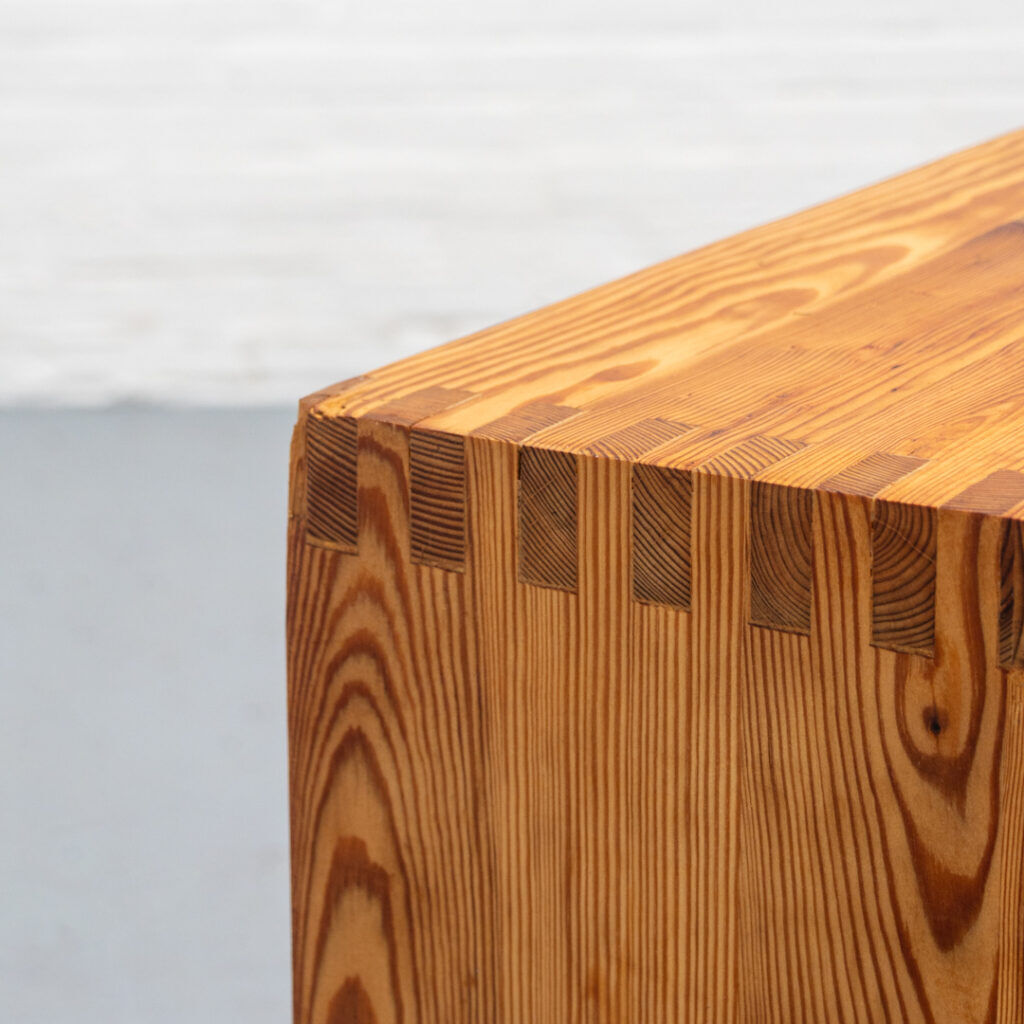 Pine dining table by Ate van Apeldoorn  1970s