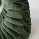 Togo set of armchair and pouf in moss velvet