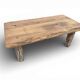 Vintage coffee table in sturdy wood / coffee table